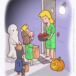 image for I love drawing wordless cartoons. Happy Halloween 2022!
