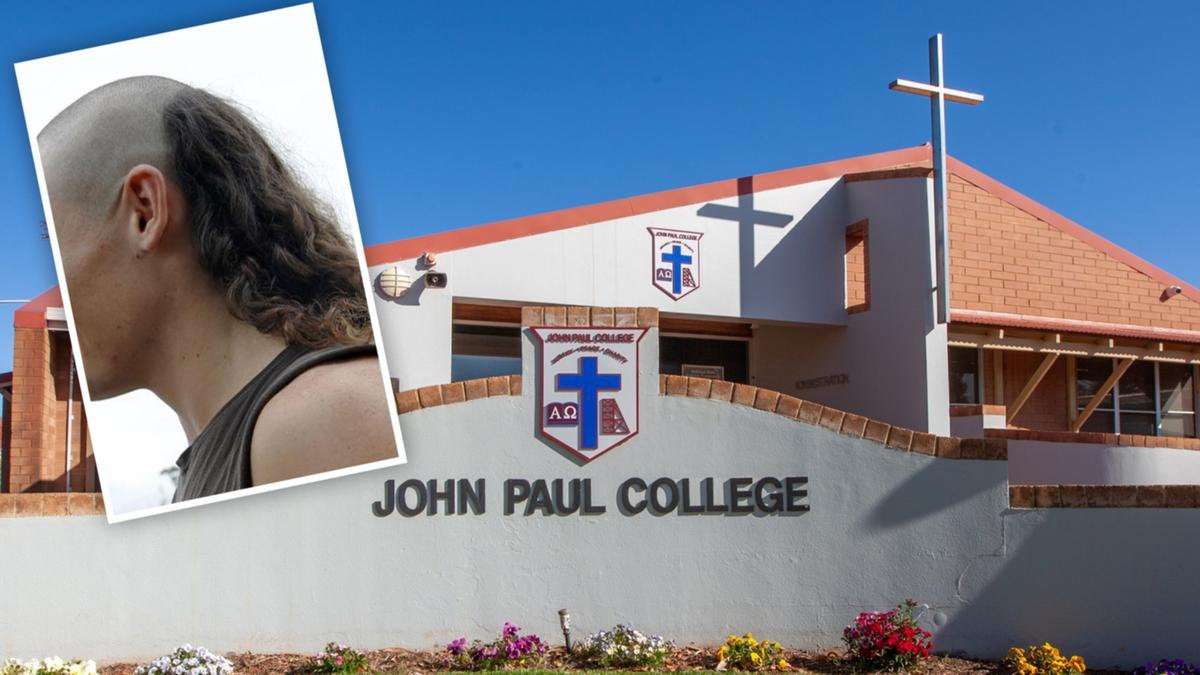 image for John Paul College student banned from school grounds because of ‘unsuitable’ mullet haircut
