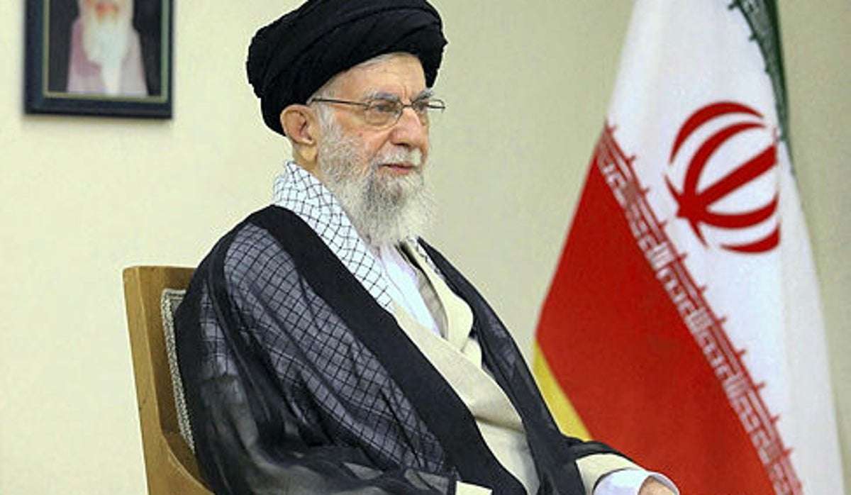 image for Khamenei Blames Iran Protests on U.S. and 'Zionist Regime'