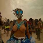 image for A visitor in burning man