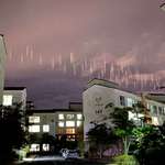 image for These strange lights showed up in the sky over Jeju, South Korea. They have been here for an hour!