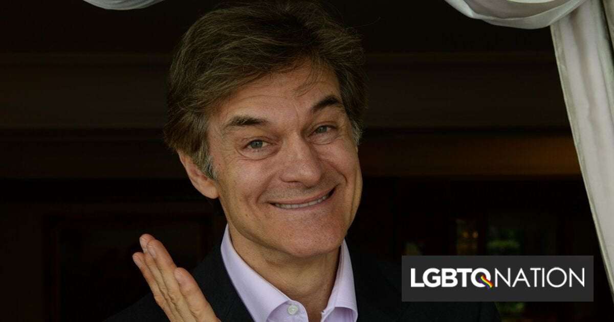 image for Dr. Oz doesn’t want voters to see his episode on LGBTQ conversion therapy