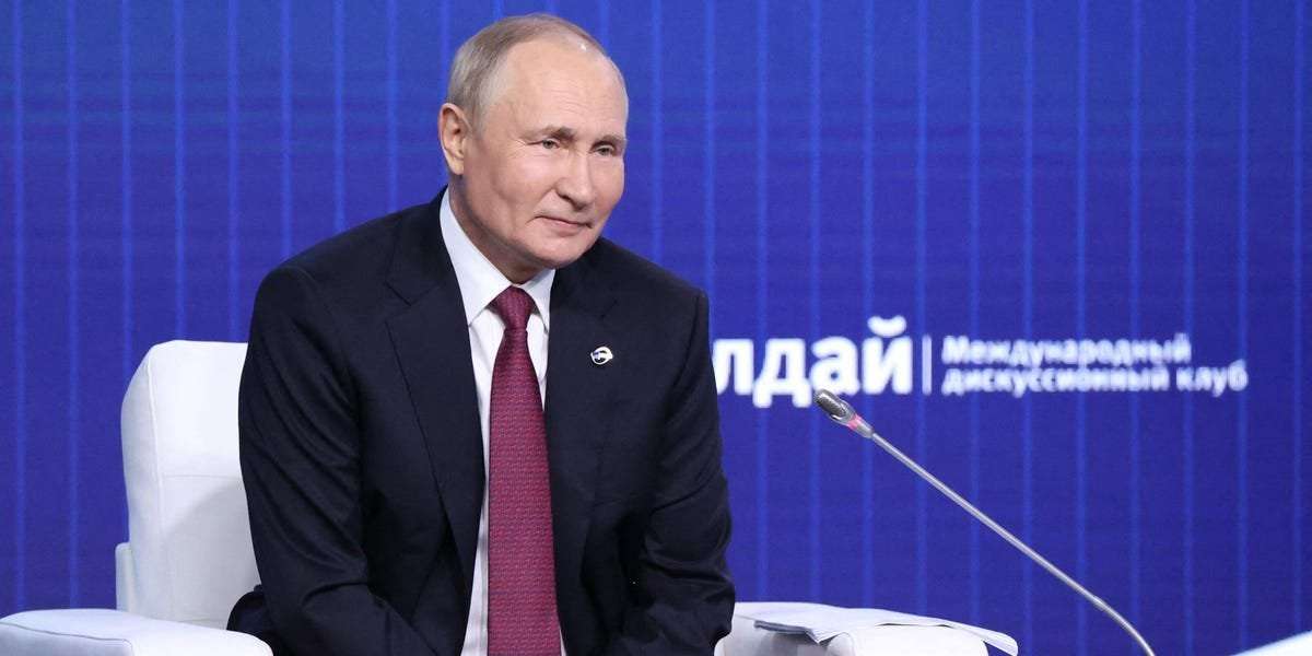 image for Putin — who has jailed critics and rivals — took a nonsensical detour in his major foreign policy speech to rail against 'cancel culture'