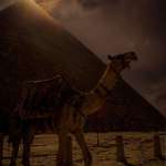image for The Eclipse above the great pyramid of Giza.