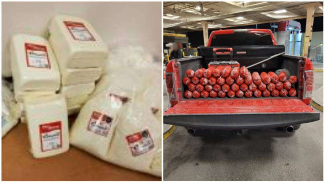 image for 484 pounds of bologna and 285 pounds of cheese seized at the Texas border, feds say