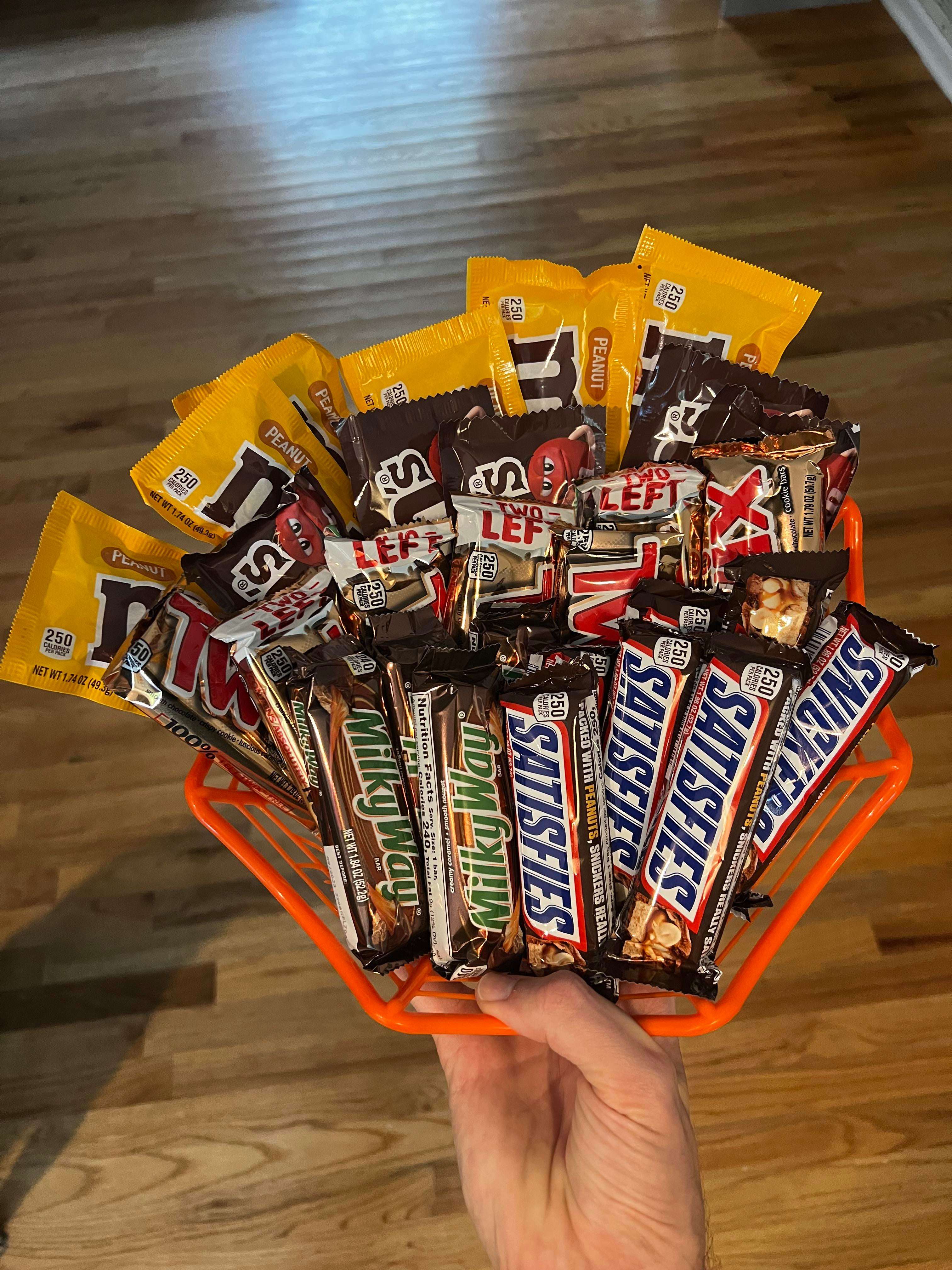 image showing As a promise to my younger self, I am handing out large size candy as a first year home owner.