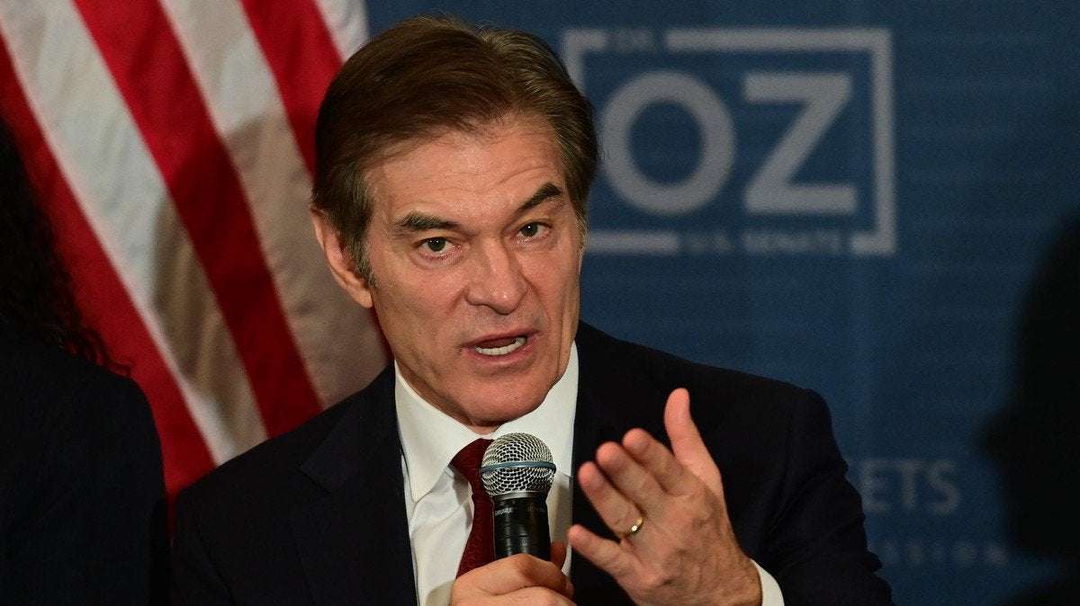 image for Dr. Oz Has Multiple Jan. 6 Marchers Working on His Campaign