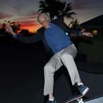 image for Tony Hawk as Larry David for Halloween.