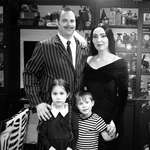 image for Our all together ooky Addams Family costumes this year.