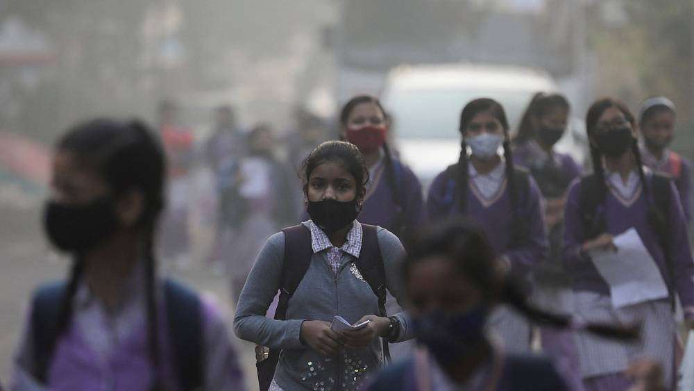 image for India presses rich countries to keep $100 billion climate pledge as smog shuts New Delhi schools