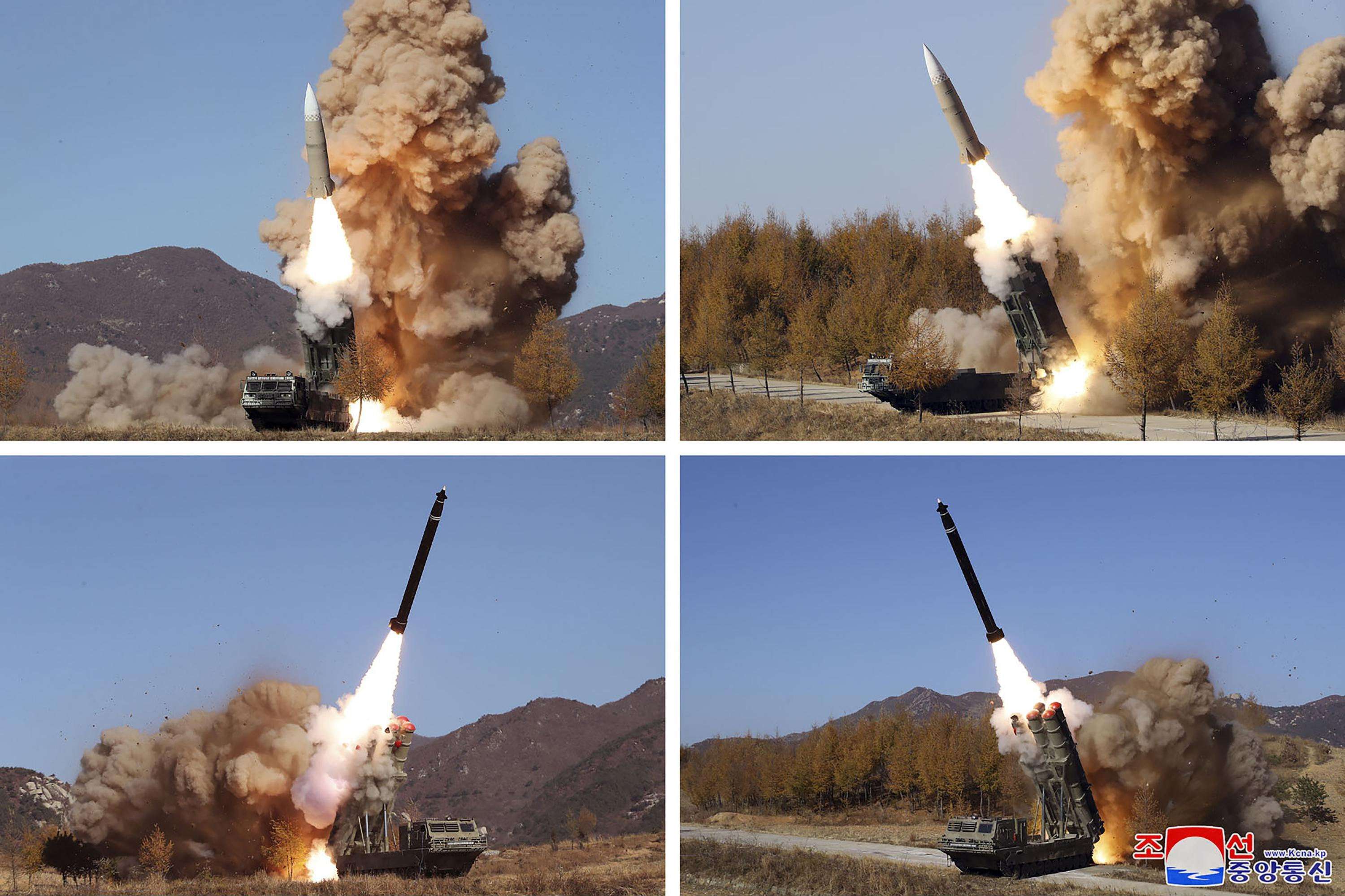 image for North Korea: Missile tests were practice to attack South, US