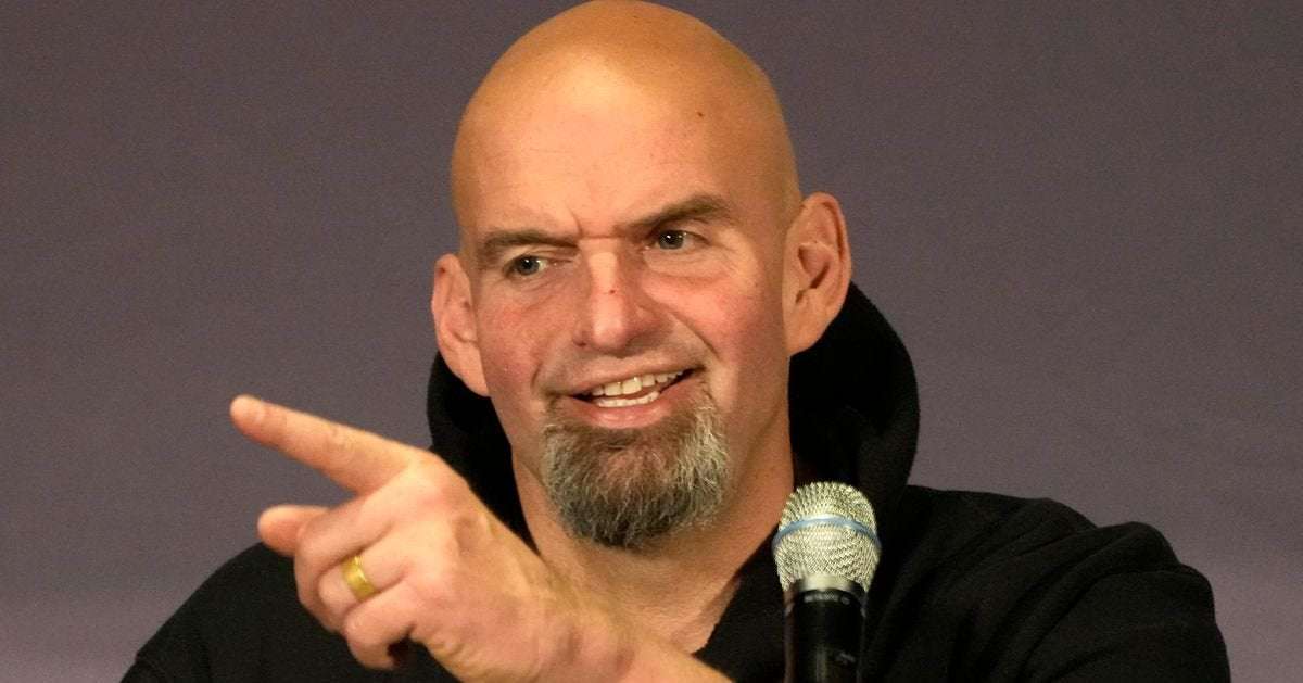 image for Democrat John Fetterman Vows To Fight 'Corporate Greed' In Final Pre-Election Rally