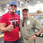 image for Best Buy today - my wife saw him come in, and said "That guy has a moustache just like Hulk Hogan"