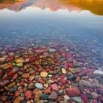 image for ITAP of colorful rocks of Lake McDonald, Glacier NP.