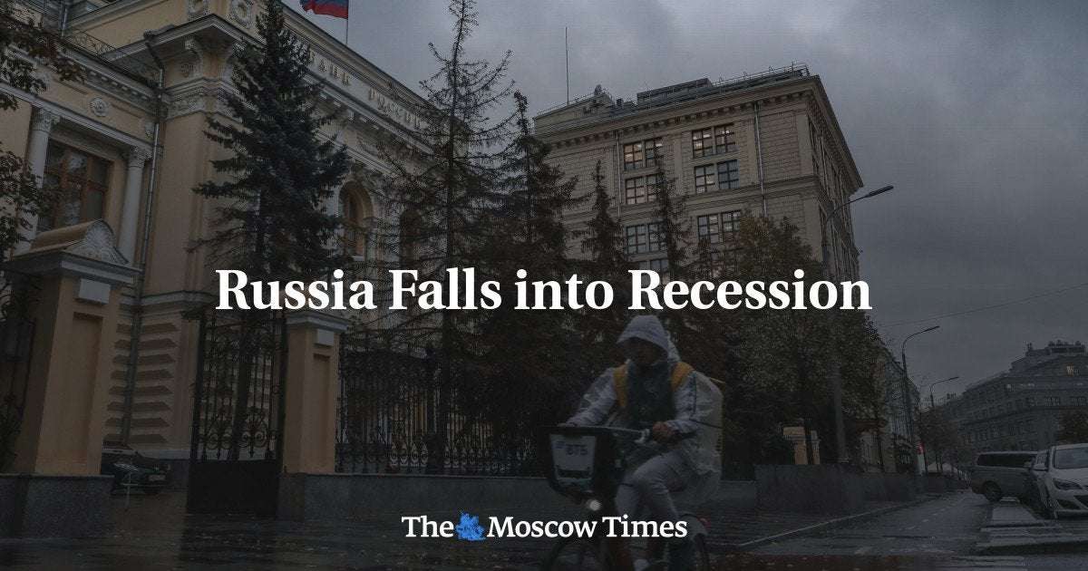 image for Russia Falls into Recession
