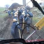 image for Concrete truck got stuck at an Amish job site
