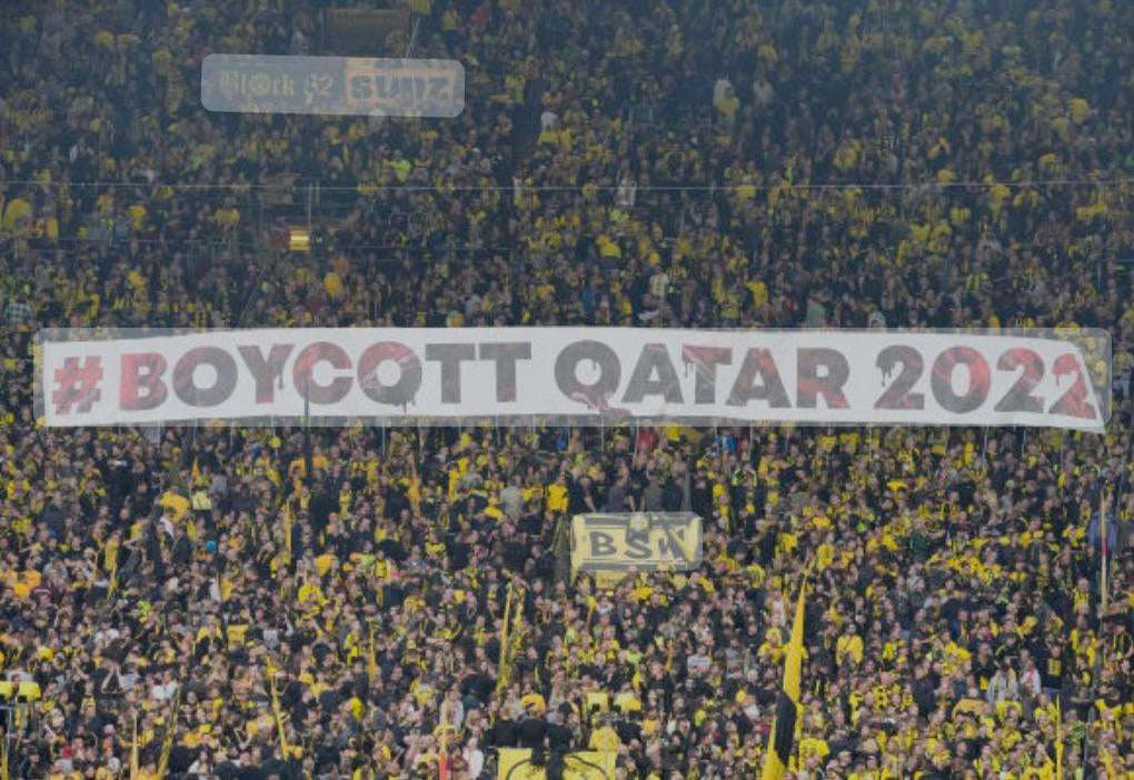 image showing Bundesliga fans unite in series of protests against Qatar’s human rights record