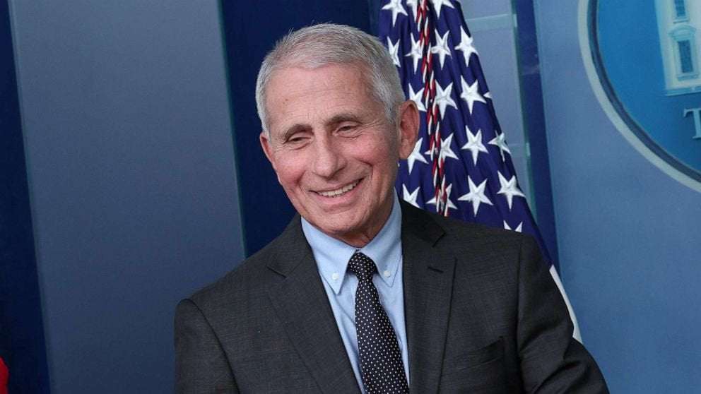 image for Fauci gives final briefing after 50 years in government