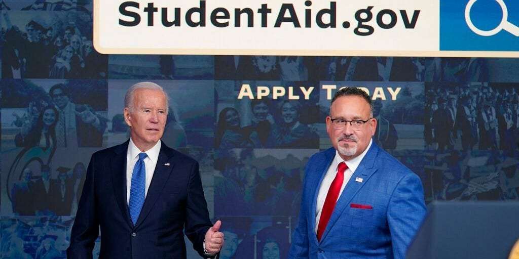 image for An architect of the law Biden is using to cancel student debt tells the Supreme Court that the relief falls 'exactly' under the Education Secretary's authority and should be revived
