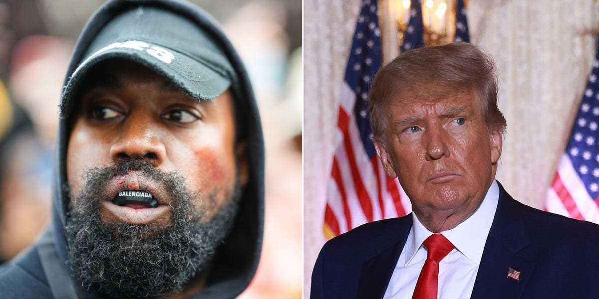 image for Kanye West says Donald Trump screamed at him during dinner at Mar-a-Lago, telling Ye he will lose in 2024 if he runs for president