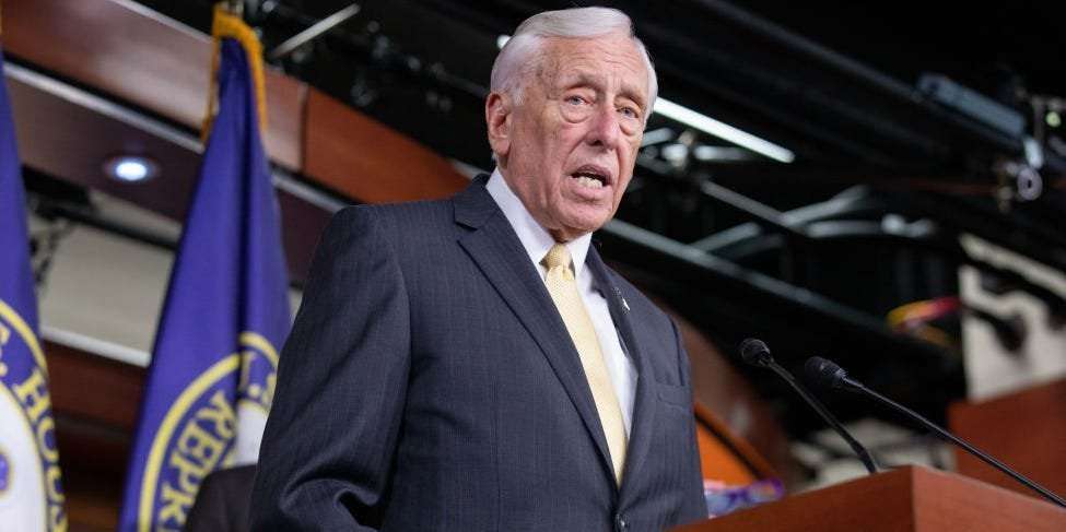 image for Outgoing Democratic House Majority Leader Steny Hoyer says the 'biggest change' he's seen in his congressional career is 'how confrontational Republicans have become'