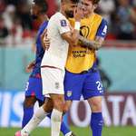 image for American player consoles his Iranian counterpart as USA beats Iran 1-0