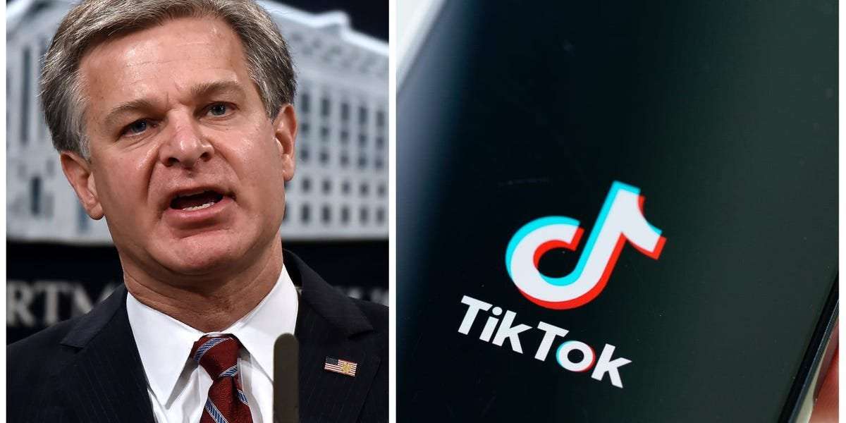 image for FBI director warns that China could exploit TikTok to collect user data for espionage