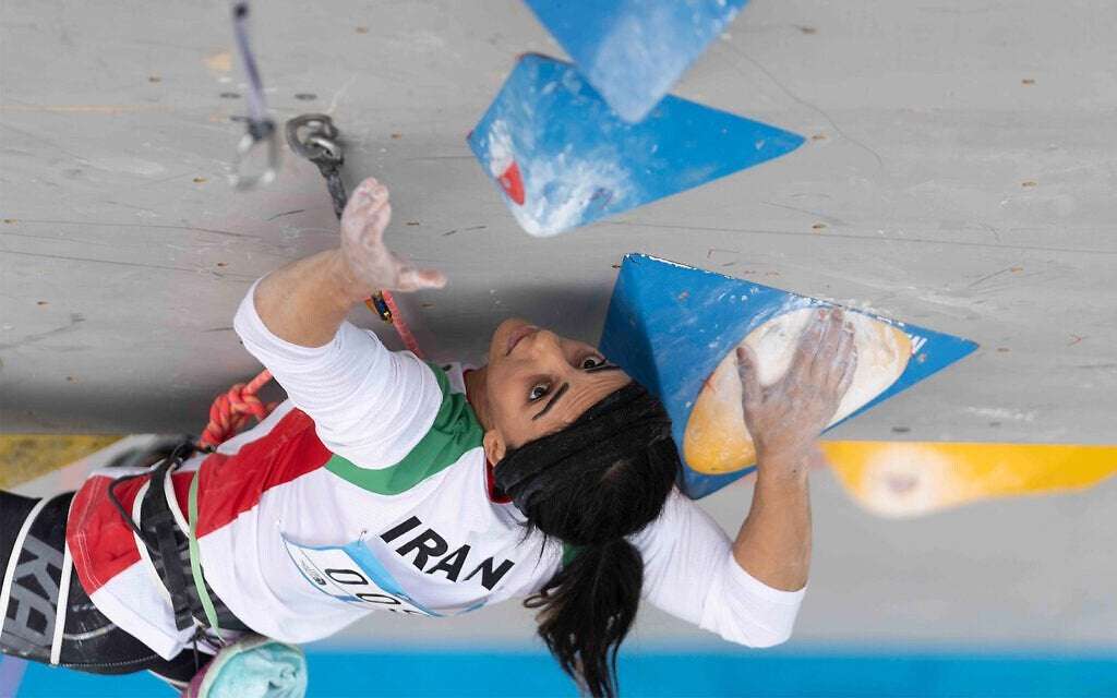 image for Iran demolishes family home of climber who competed without a hijab