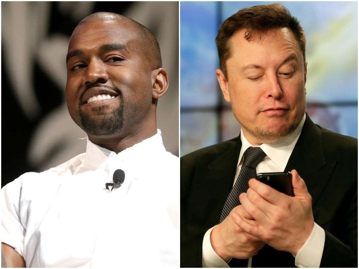 image for Kanye West posted a bizarre Instagram rant calling Elon Musk a 'genetic hybrid,' days after once again being kicked off Twitter
