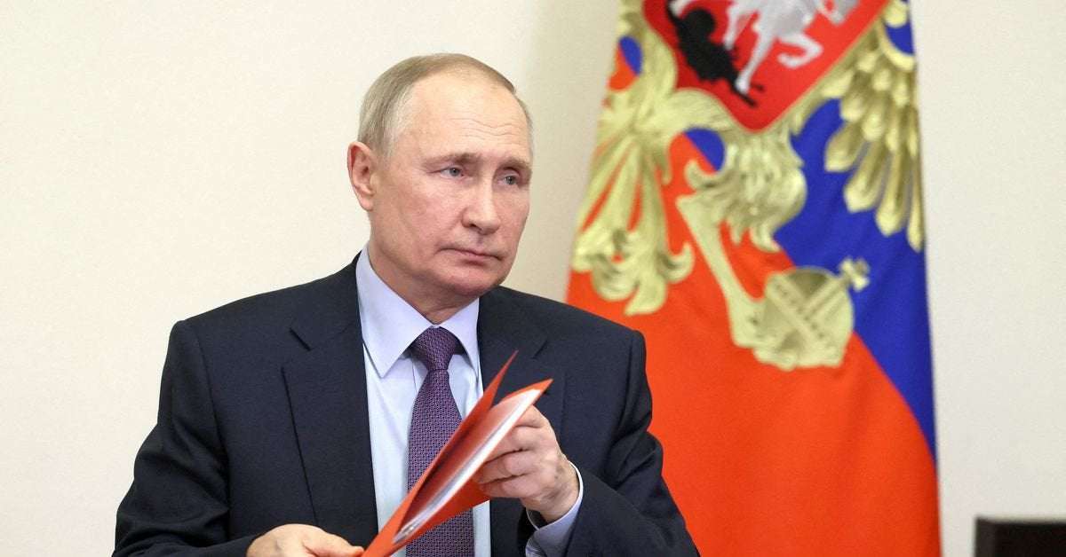 image for Putin says Russia may be fighting in Ukraine for a long time