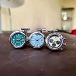 image for I made these tiny watch cufflinks after two years of prototypes