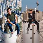 image for Tom Cruise sitting casually on Burj Khalifa vs Will Smith
