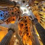 image for ITAP of the ceiling of La Basilica de la Sagrada Familia