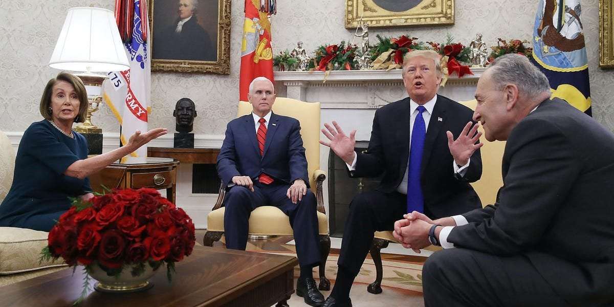 image for Pelosi knew how to deal with Trump because she raised 5 kids and the ex-president 'was a child,' Schumer said