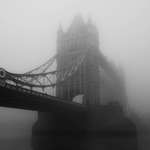 image for ITAP of Tower Bridge, London, in the fog.