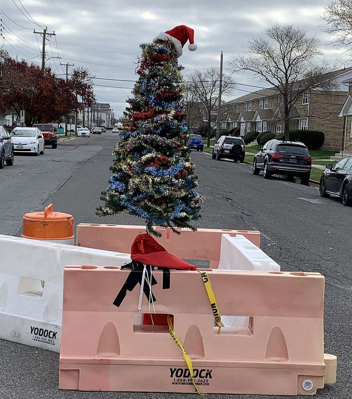 image for Atlantic City Doesn’t Fix Giant Pothole: Place A Christmas Tree