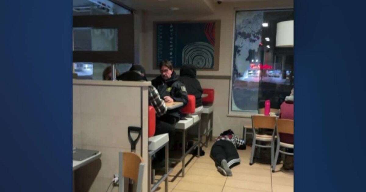 image for McDonalds workers take in more than 50 people during storm