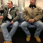 image for Definitely not two undercover NYPD officers riding the subway on NYE…