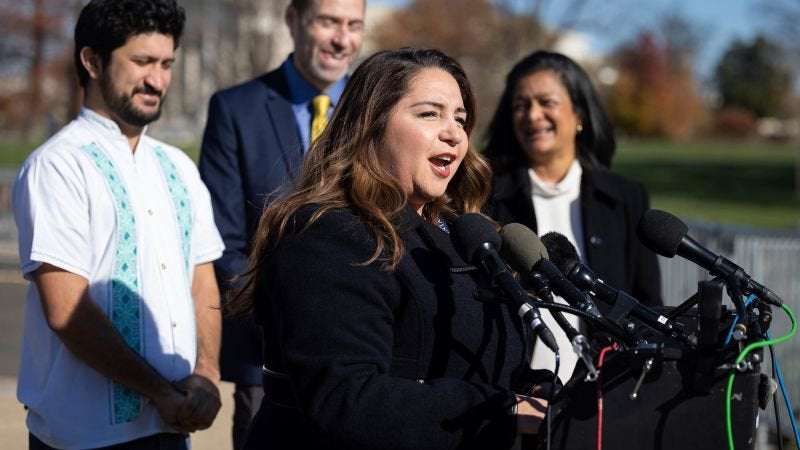 image for A pregnant mom crossed the Rio Grande decades ago to give her unborn child a better life. Now her daughter is becoming a member of Congress