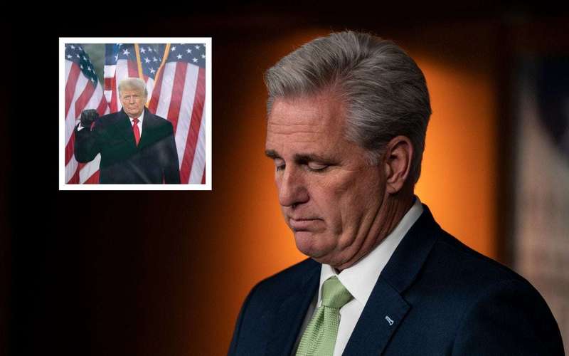 image for McCarthy Thanking Trump 2 Years After Jan. 6 Was 'Disgusting': Ex-GOP Rep.
