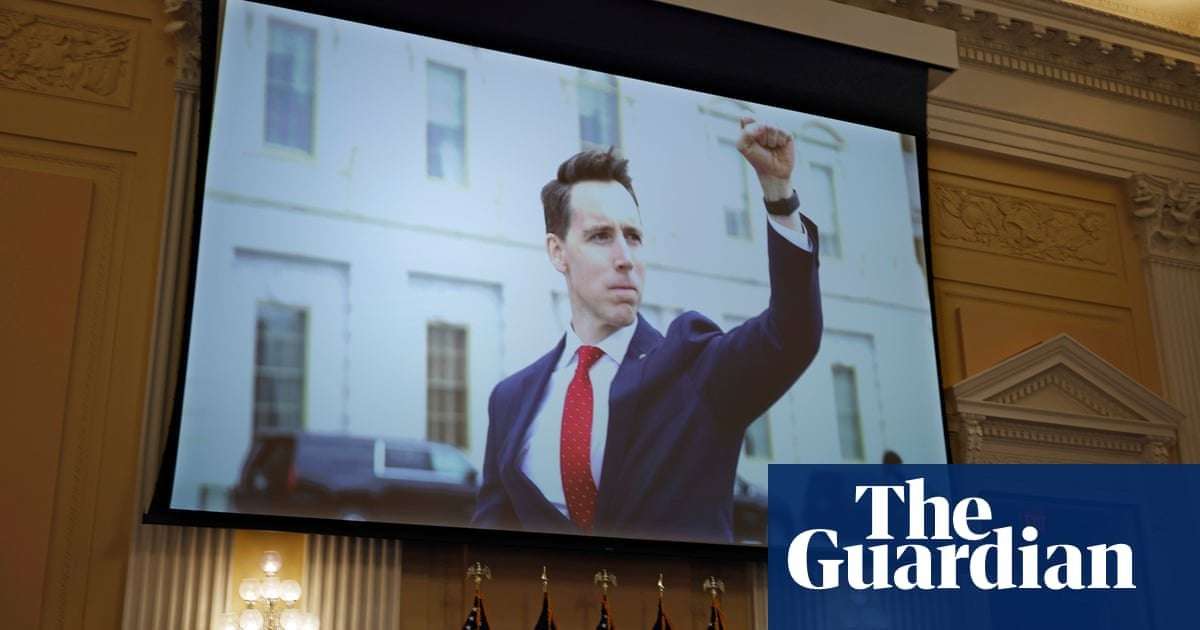 image for ‘Coward’ Josh Hawley mocked by Senate rival for fleeing Capitol mob he incited