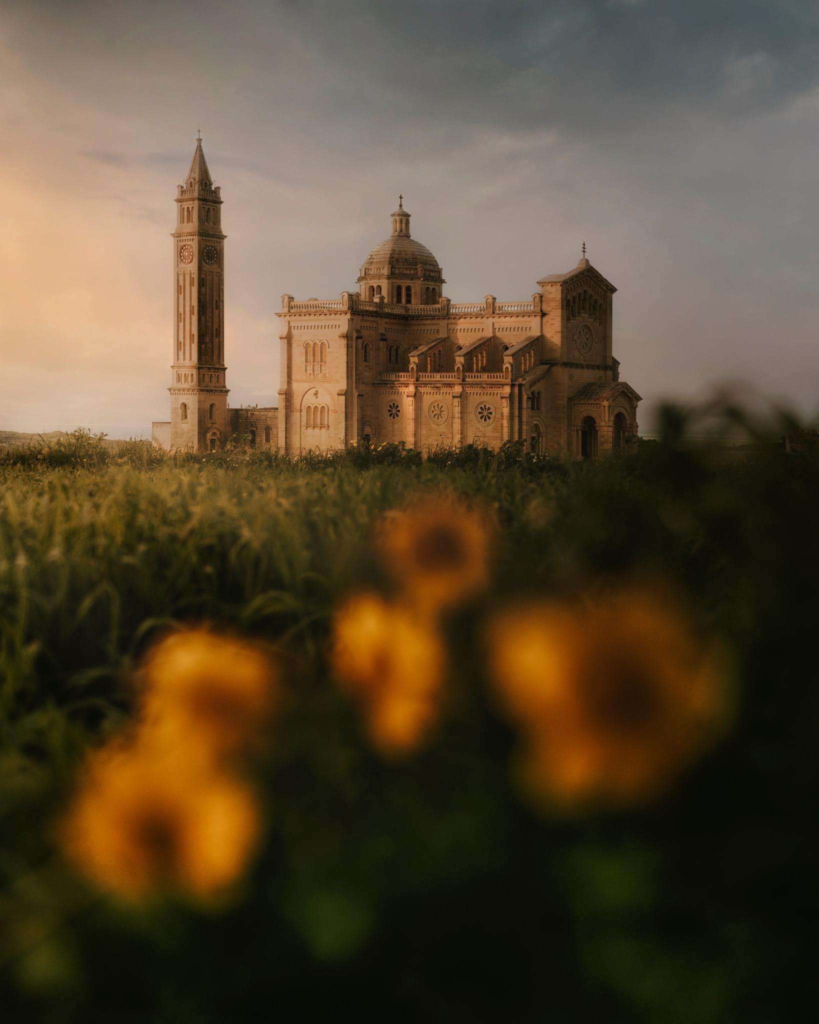 image showing ITAP of a church in Gozo, Malta.