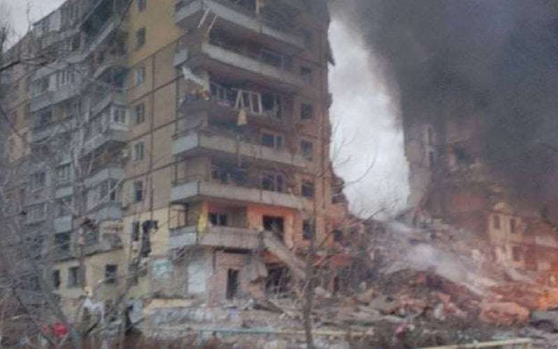 image for Russians hit residential building in city of Dnipro: 12 killed, including a minor, 73 wounded