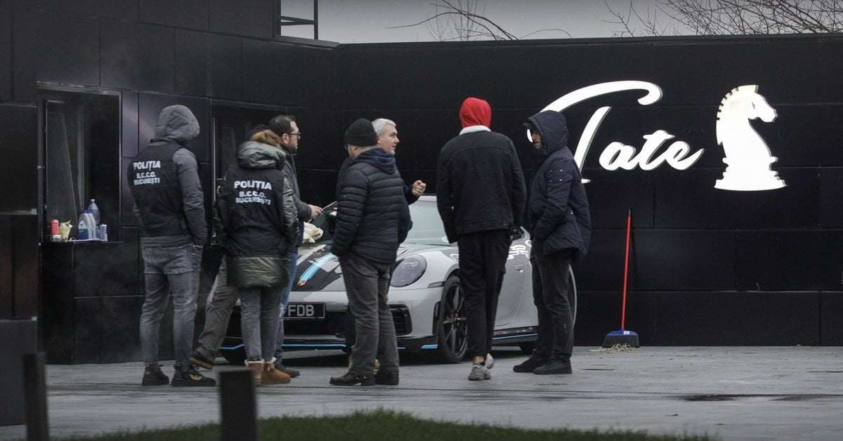 image for Romanian prosecutors take away luxury cars seized in Andrew Tate case