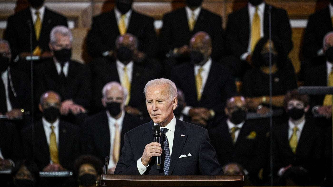 image for Biden becomes the first sitting president to deliver a Sunday sermon at MLK's church