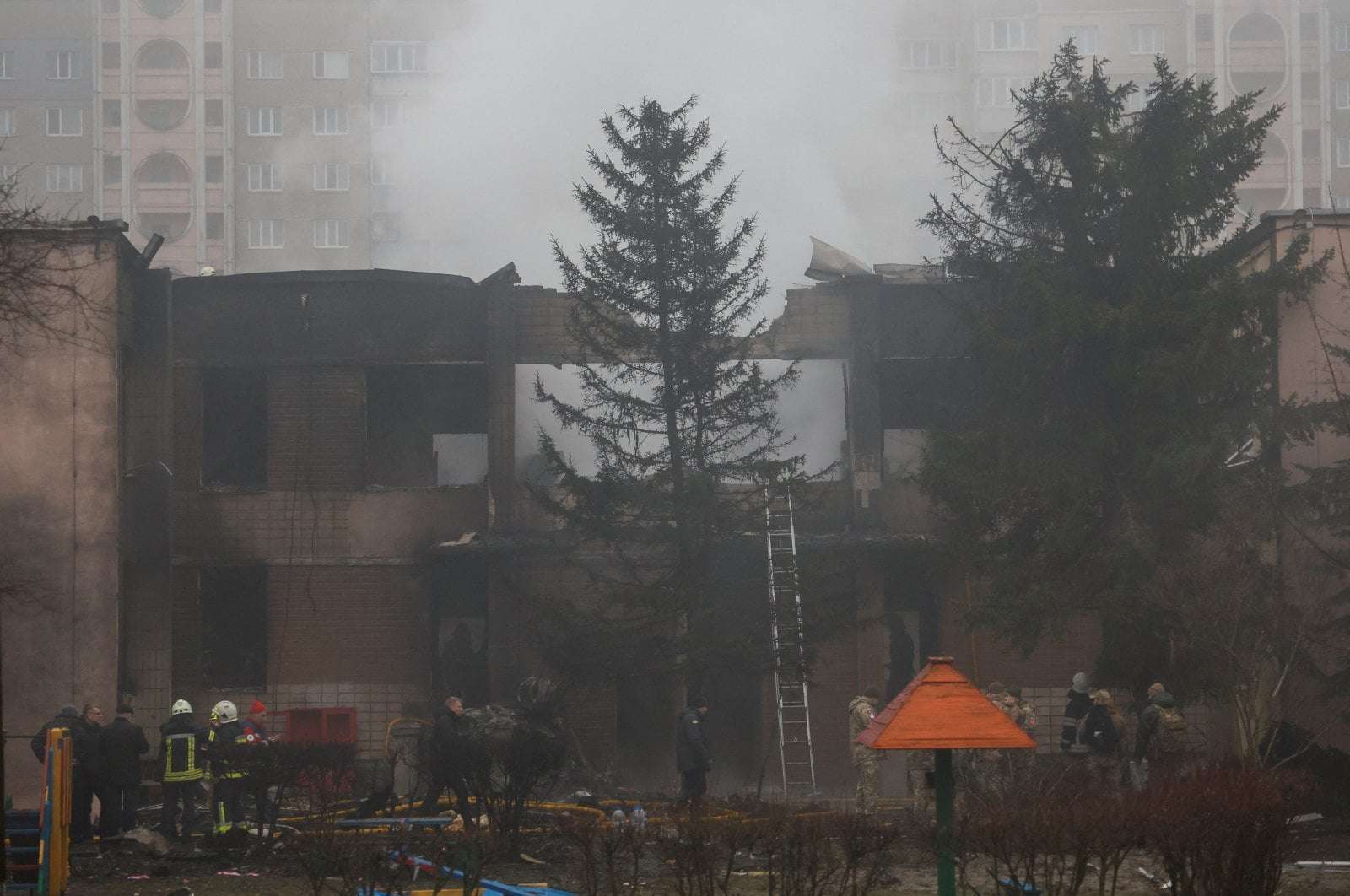 image for Ukraine interior minister among 18 killed in chopper crash near Kyiv