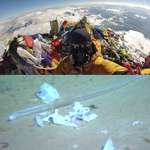 image for Top of the world, bottom of the sea. Rubbish. Top of Everest and bottom of the Mariana Trench.