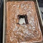 image for This is how my wife cuts herself a brownie