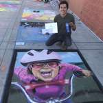 image for I beat a bunch of kids in a chalk art contest.