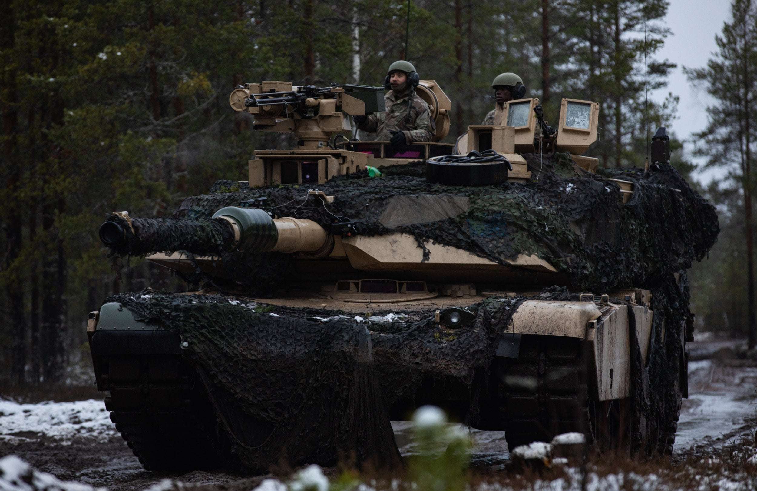 image for U.S. Dismisses Russia's Reaction to Abrams Tanks: 'Heard That Line Before'